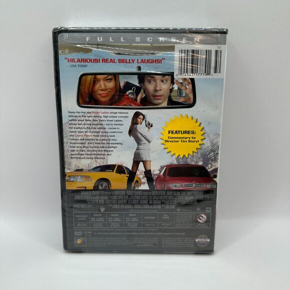 Taxi Full Screen DVD Queen Latifah Jimmy Fallon PG13 Comedy 20th Century Fox - Picture 3 of 3